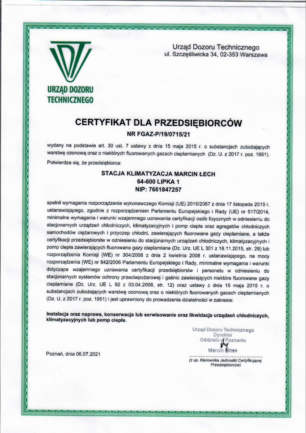 F-GAZ - przedsiębiorstwo